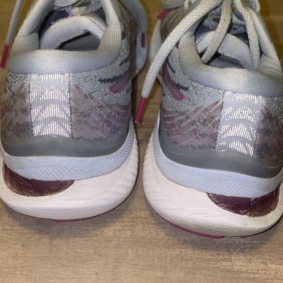 ASICS Gel Kayano 29 Running Shoes Grey Piedmont Grey Purple Orchid Size 8 - Picture 6 of 11